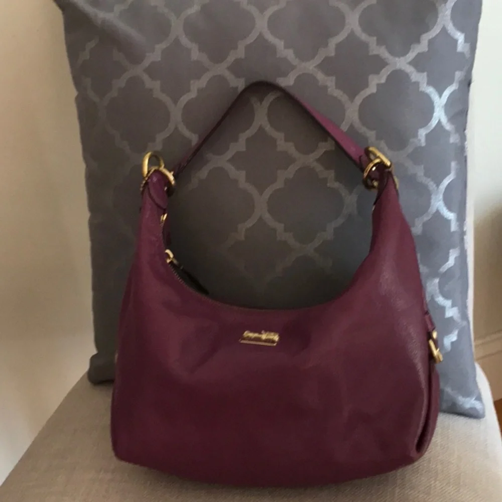 Coach Raspberry Shoulder Bag - Picture 3 of 10